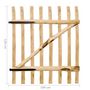 Voir la diapositive 6 : VIDAXL Portillon simple de cloture Bois de noisetier 100x120 cm