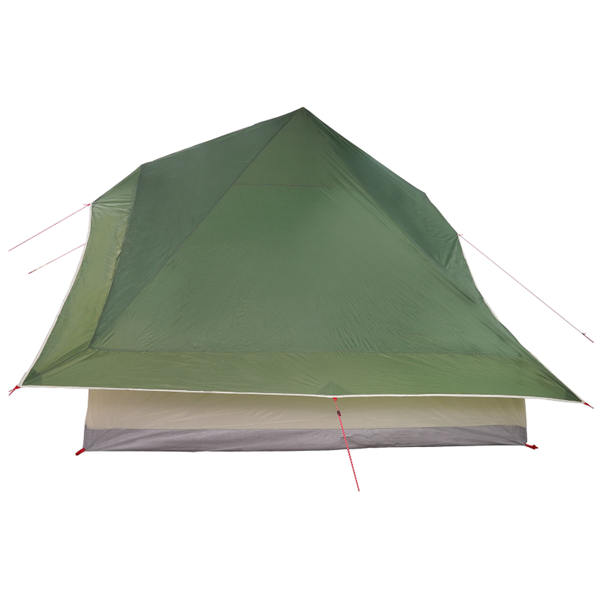 Voir la diapositive 5 : VIDAXL Tente Familiale Tipi Verte 10 Personnes Imperméable