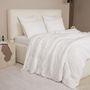 Voir la diapositive 3 : Les Ateliers du Linge Parure De Couette 3 Pcs 240x220 100% Gaze De Coton Lavé Blanc Pur