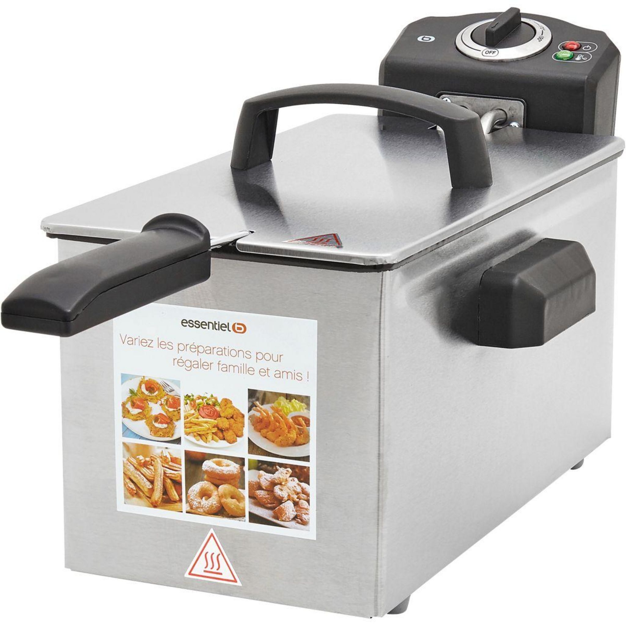 ESSENTIEL B Friteuse Semi-professionnelle Semi Pro Inox EFSP2667i Pas ...