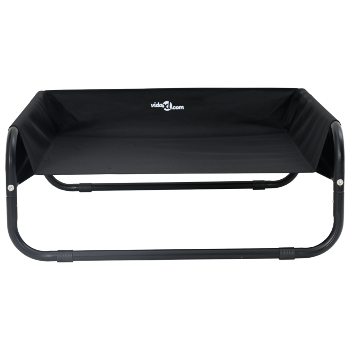 VIDAXL lit pour chien surélevé Noir Tissu Oxford et Acier