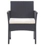 Voir la diapositive 3 : VIDAXL Fauteuils de jardin avec coussins lot de 2 Noir Resine tressee