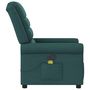 Voir la diapositive 4 : VIDAXL Fauteuil de massage inclinable Vert fonce Tissu
