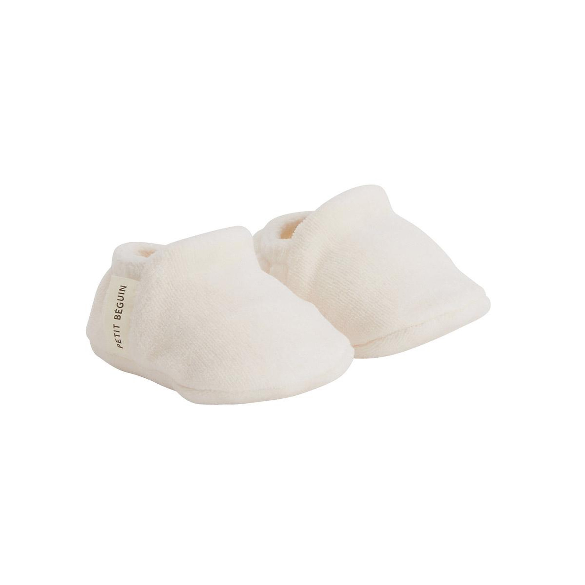 Voir la diapositive 3 : PETIT BEGUIN Bonnet bébé et chaussons en velours zeste d'amour