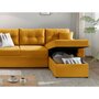 Voir la diapositive 4 : BEST MOBILIER Astoria - canapé d'angle réversible - convertible avec coffre - style contemporain- 4 places