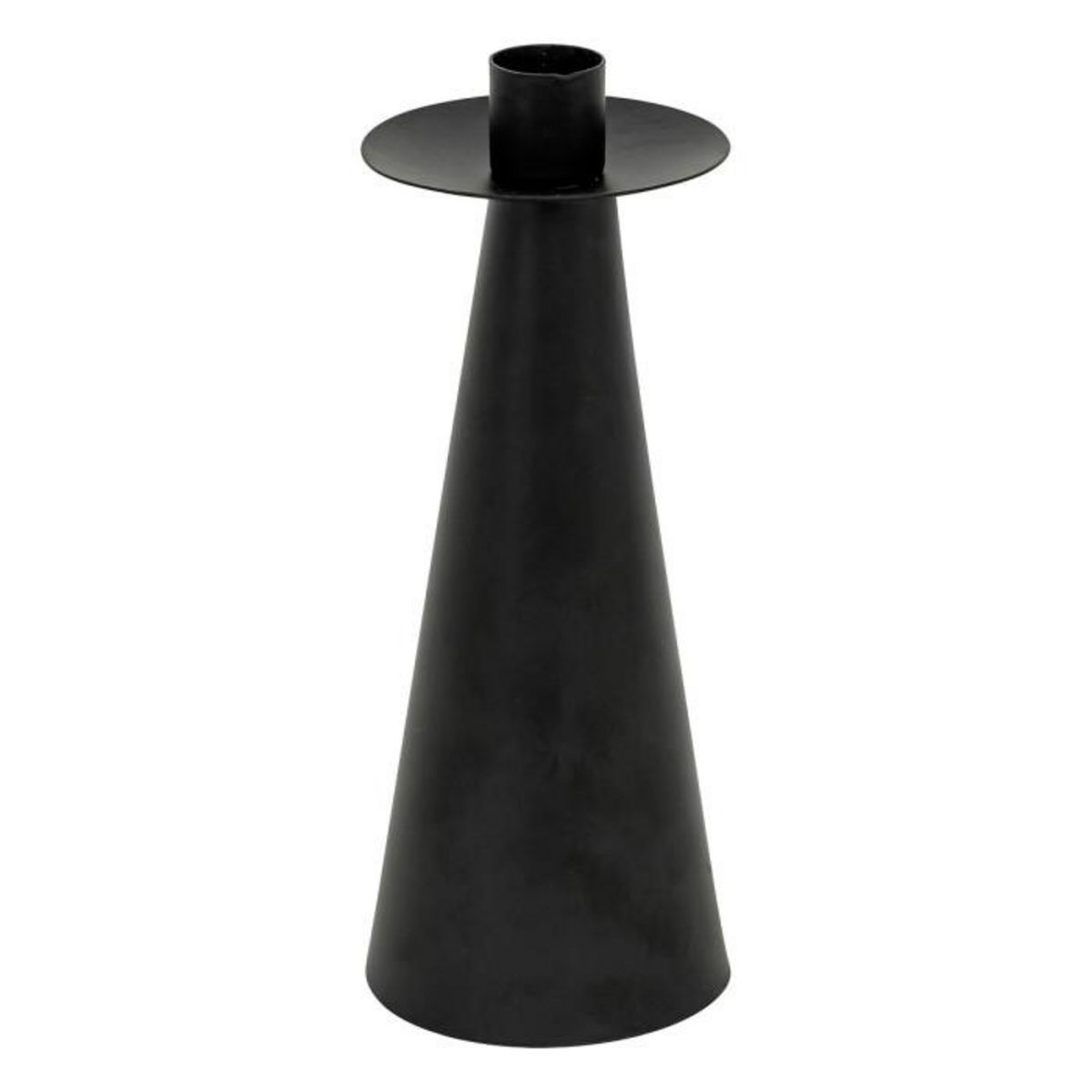 ATMOSPHERA Lot de 2 Bougeoirs en Métal  Automne  24cm Noir