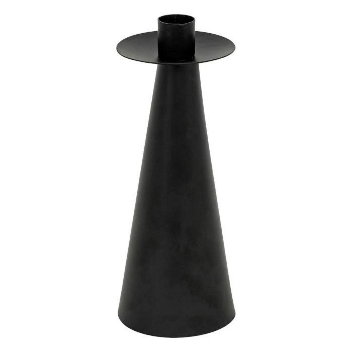 ATMOSPHERA Lot de 2 Bougeoirs en Métal  Automne  24cm Noir