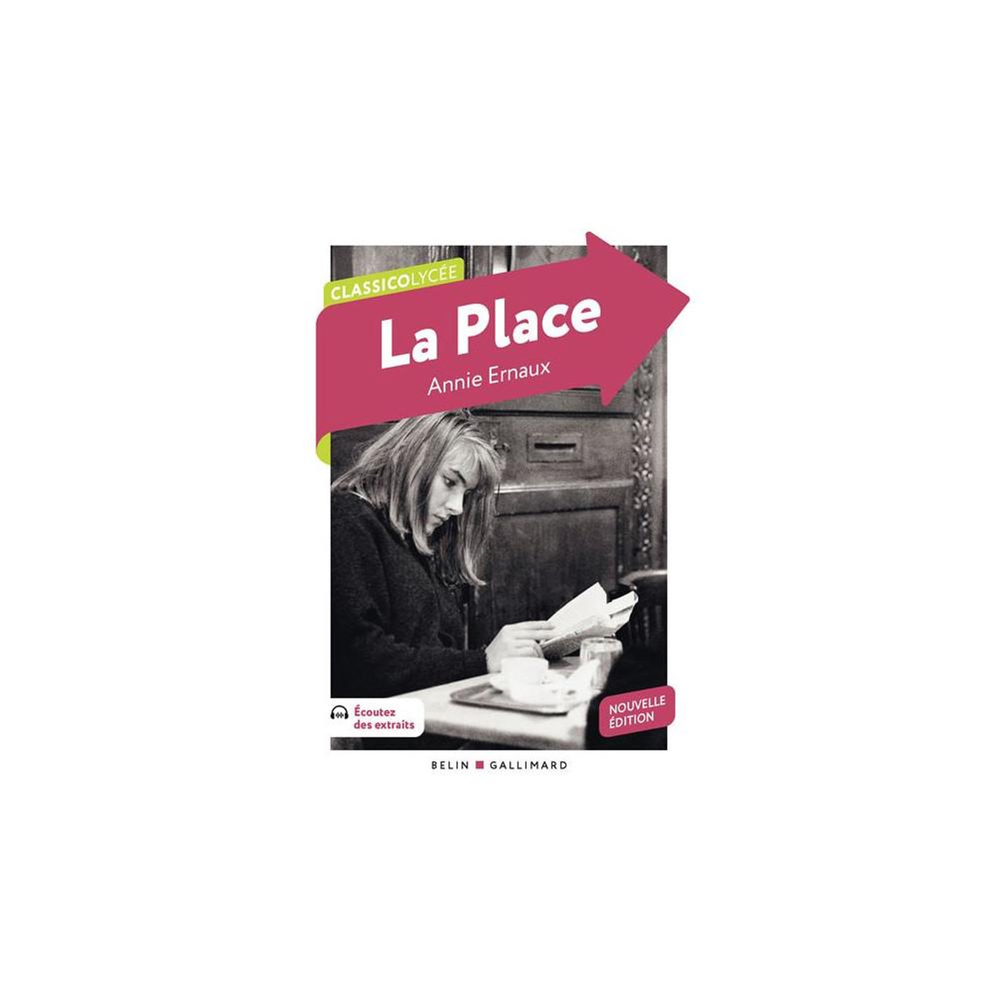 La place, annie ernaux, classicolycée, édition poche broché (158 pages)