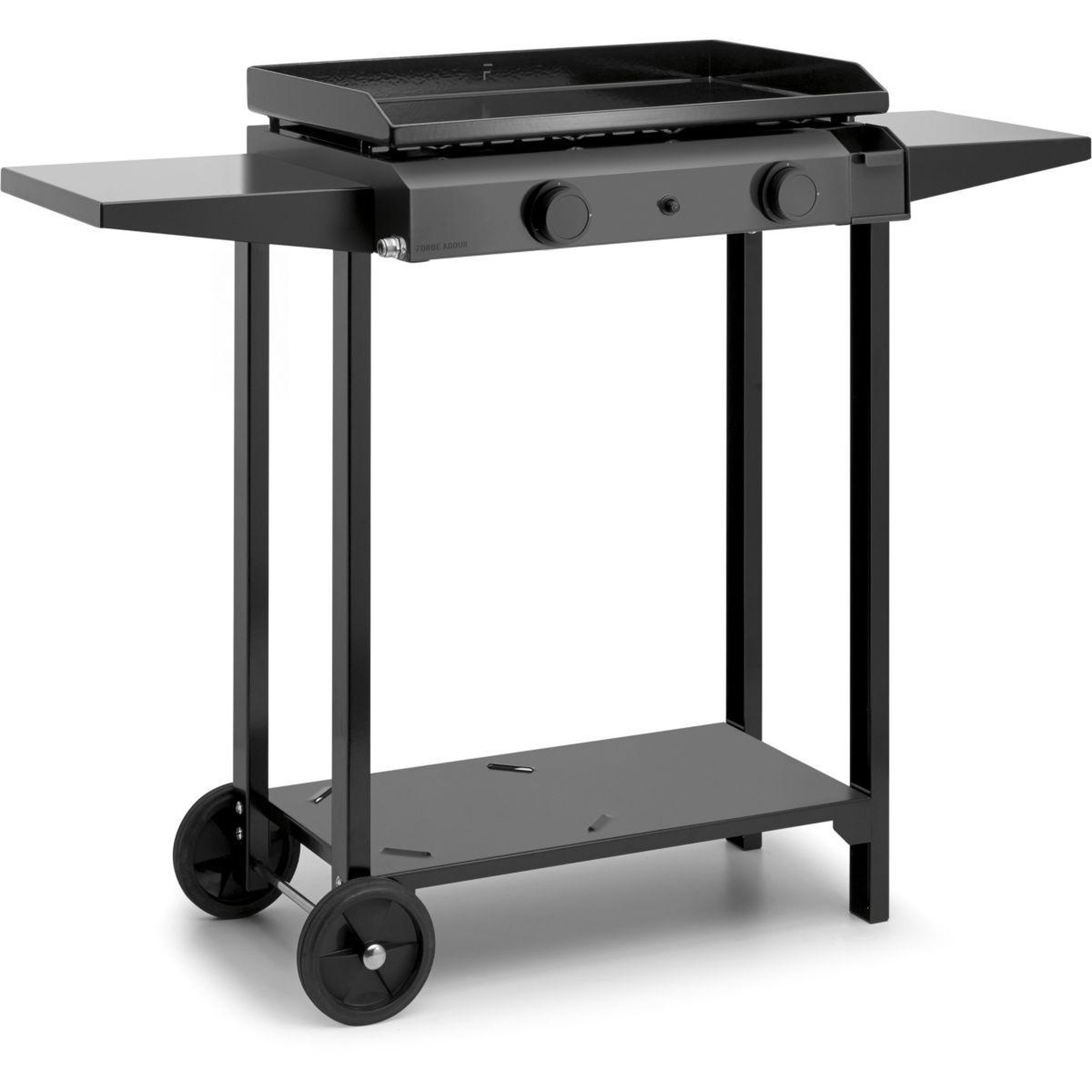 Voir la diapositive 1 : FORGE ADOUR Chariot Plancha CHB A 60 en acier compatible plancha Base 60