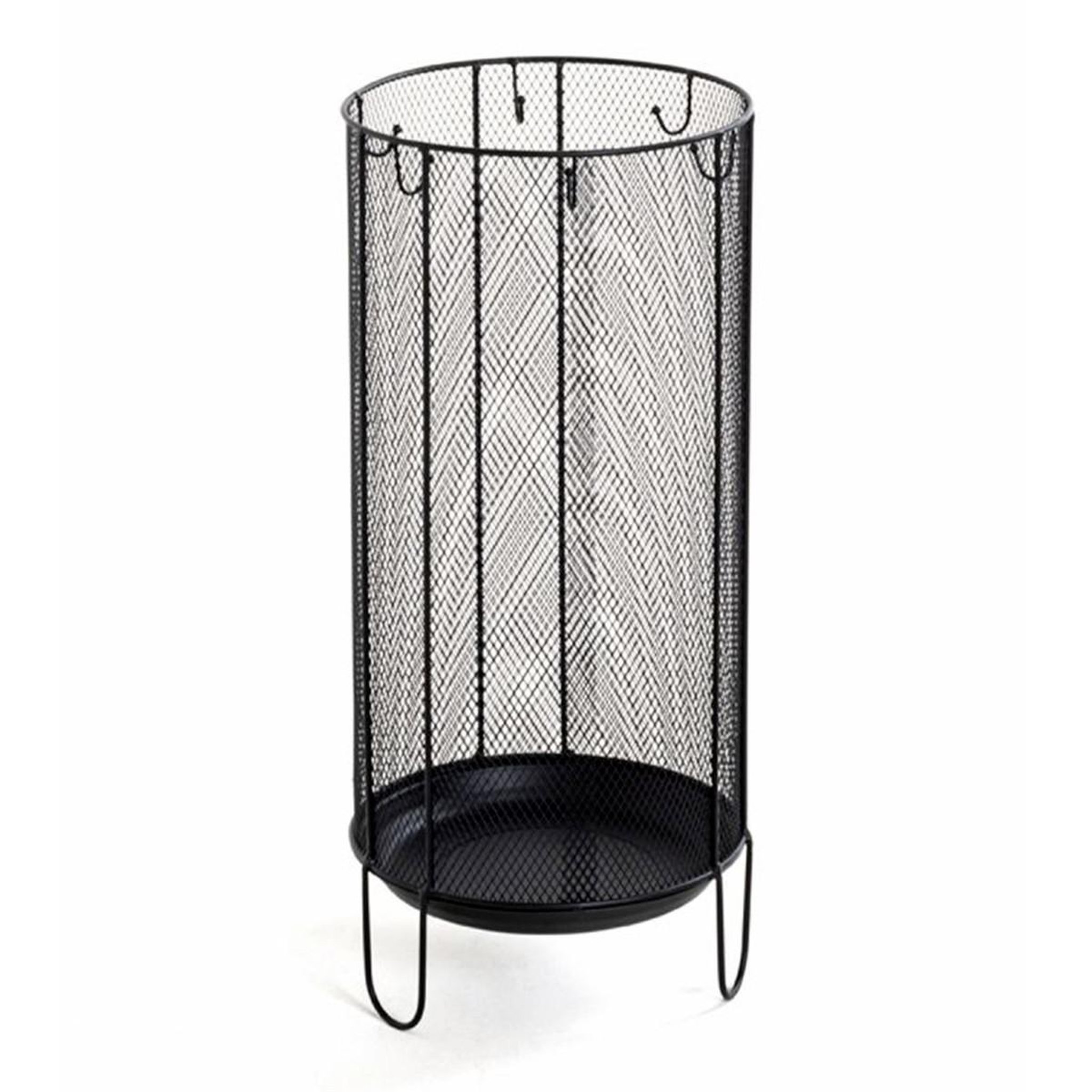 Paris Prix Porte-parapluie en métal  laqué  58cm noir