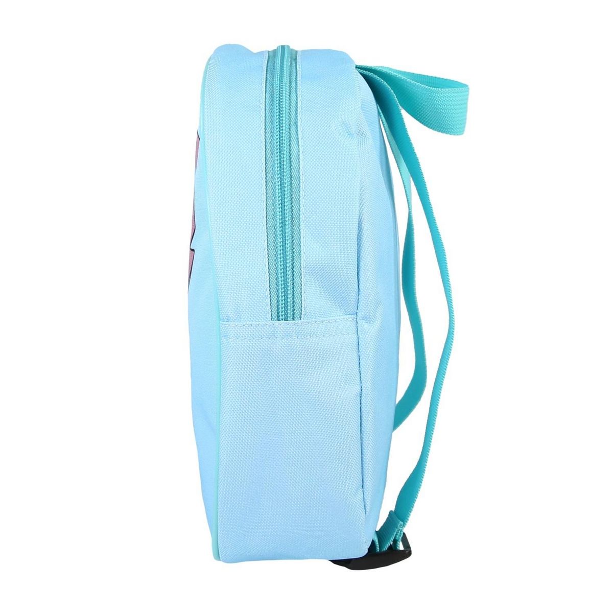 Bagtrotter Bagtrotter - Stitch  - Sac à Dos Scolaire Goûter 24 cm - Bleu Clair - 1 compartiment zippé - Bretelles en Sangle - 24x7x24 cm - Matière Polyester - Sac à Dos Scolaire Maternelle