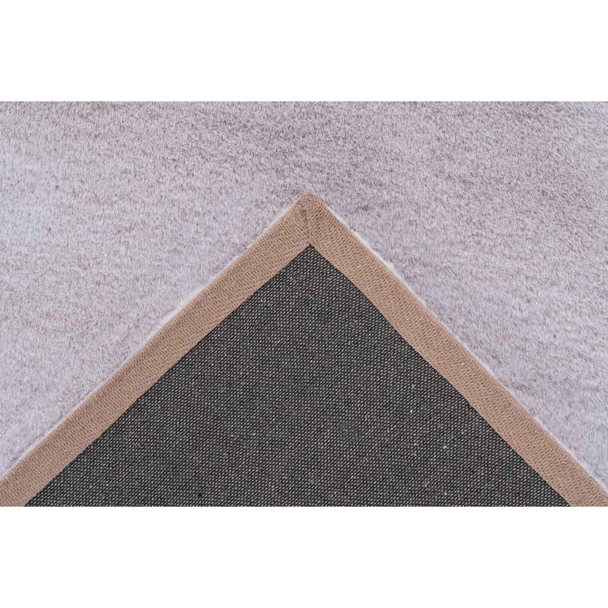 Voir la diapositive 4 : Paris Prix Tapis à Poils Longs Uni  Saika  Rose & Blanc