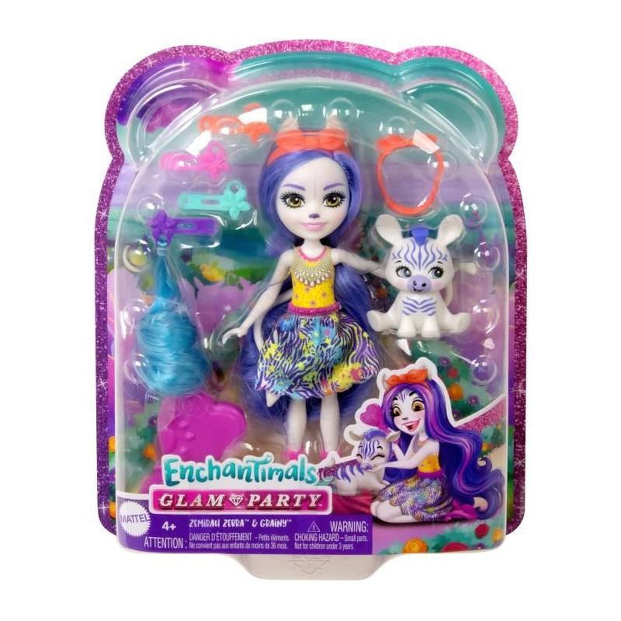 Voir la diapositive 6 : ENCHANTIMALS MINI POUPEE DELUXE ZEBRE - ENCHANTIMALS - HNV28
