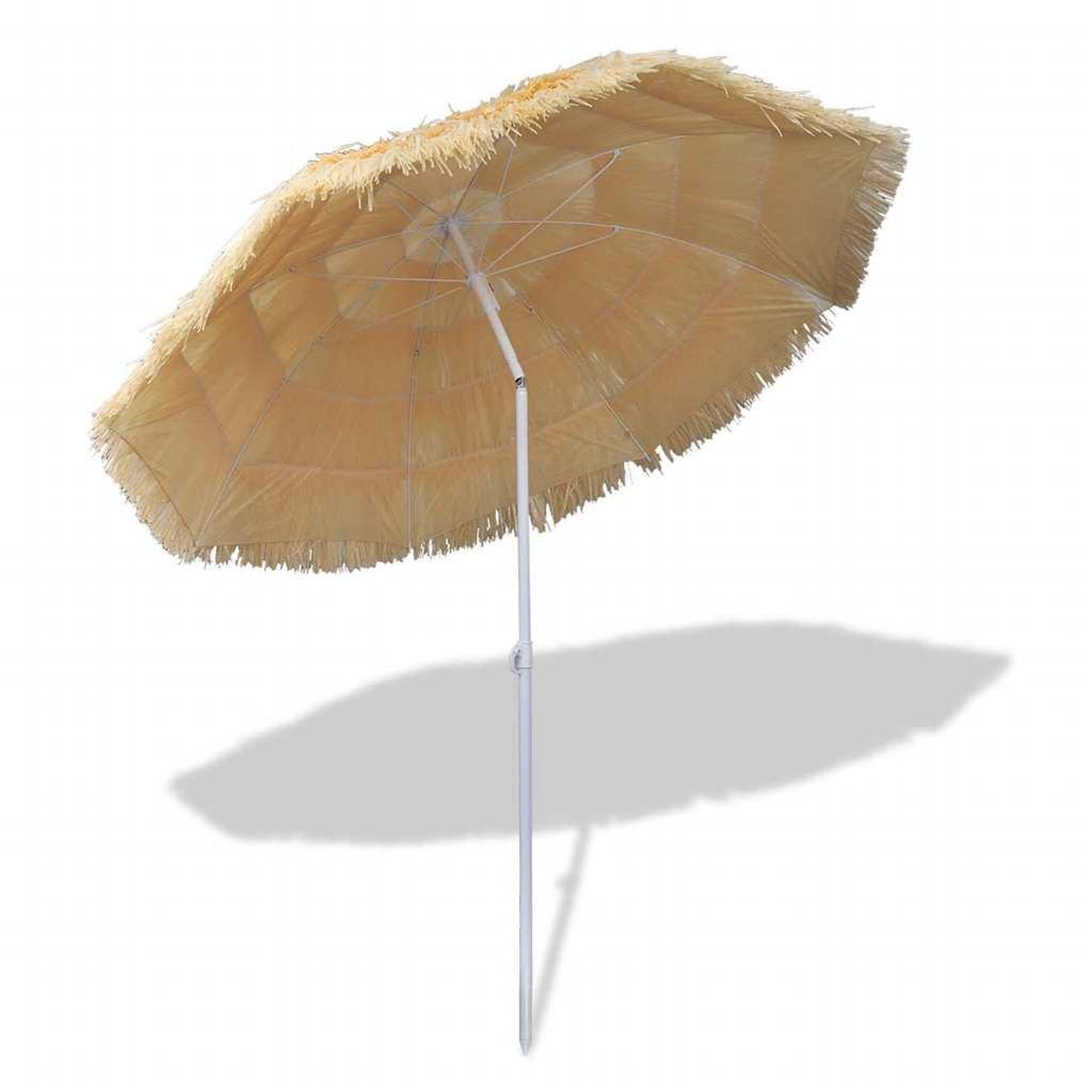 Voir la diapositive 5 : VIDAXL Parasol de plage inclinable style hawaii