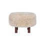 Voir la diapositive 1 : LISA DESIGN Mani - pouf - en fausse fourrure