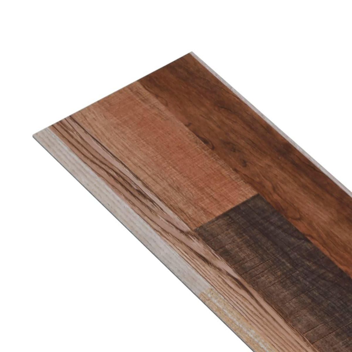 VIDAXL Planches de plancher PVC Non auto-adhesif 5,26m^2 2mmMulticolore