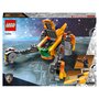 LEGO Marvel 76254 Le vaisseau de bébé Rocket, Jouet de Construction Vaisseau Spatial des Gardiens de la Galaxie Volume 3 pour Enfants avec Minifigurines Super-Héros Raton