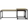 Voir la diapositive 4 : VIDAXL Tables basses 2 pcs Chene sonoma Bois d'ingenierie