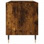 Voir la diapositive 5 : VIDAXL Armoire a disques chene fume 85x38x48 cm bois d'ingenierie