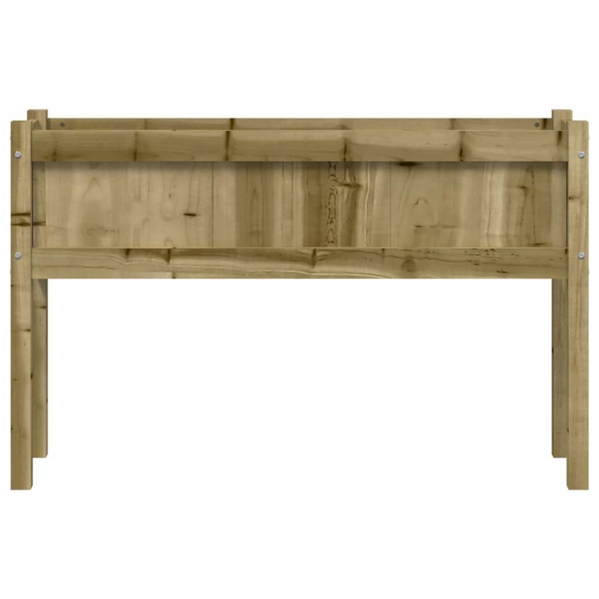 VIDAXL Jardiniere avec pieds 110x31x70 cm bois de pin impregne