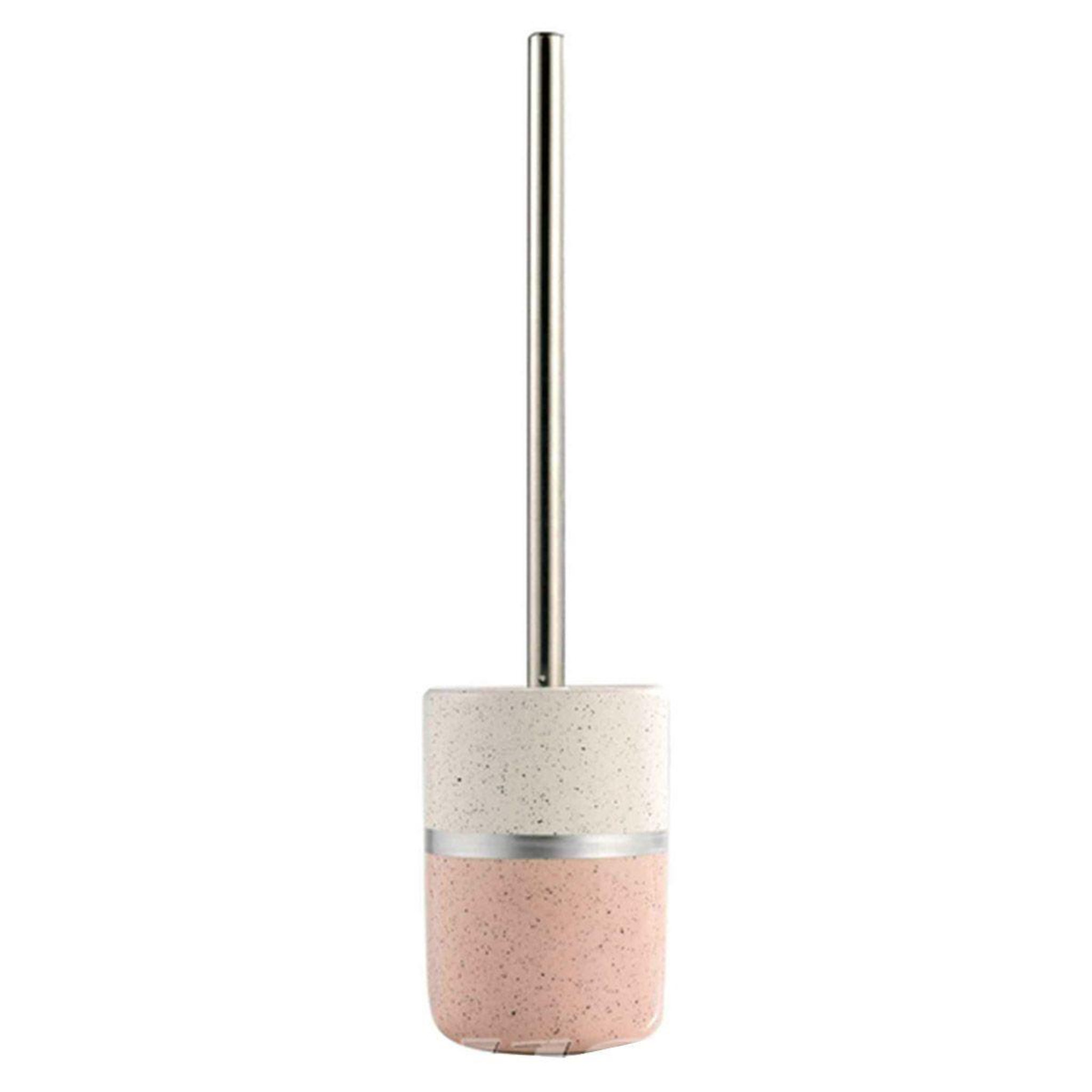 Voir la diapositive 2 : Douceur d'Intérieur Brosse wc design  skyline  38cm rose