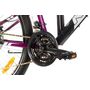 Voir la diapositive 5 : Vélo VTT 26'' Femme - Cadre Tout Suspendu - Double freins à disques - 21 Vit. - Poignée à Gâchettes & dérailleur Shimano