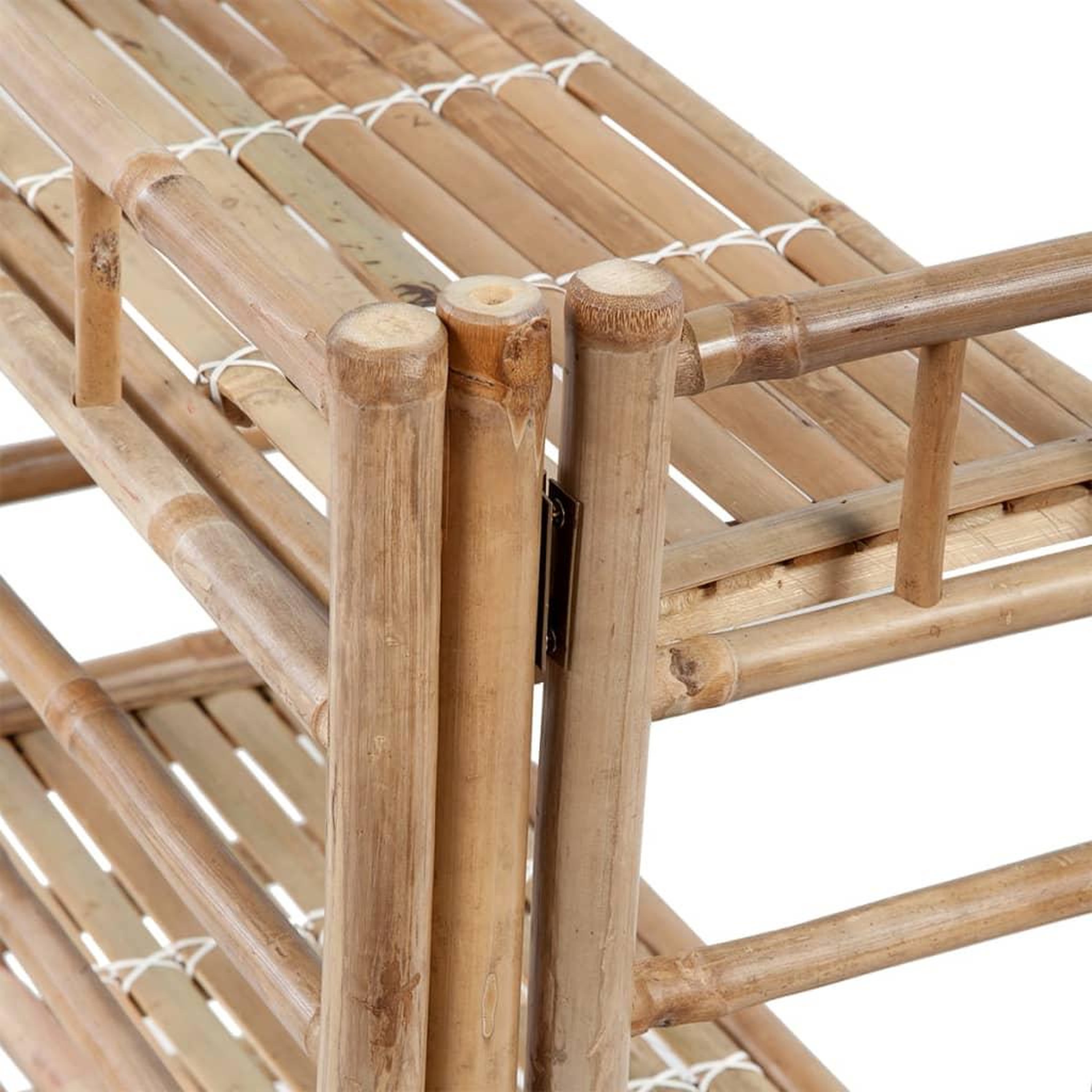 Voir la diapositive 3 : VIDAXL Etagere a plantes 3 niveaux Bambou