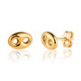 Voir la diapositive 1 : L'ATELIER D'AZUR Boucles d'Oreilles Or 18 Carats 750 Jaune - Grain de Café