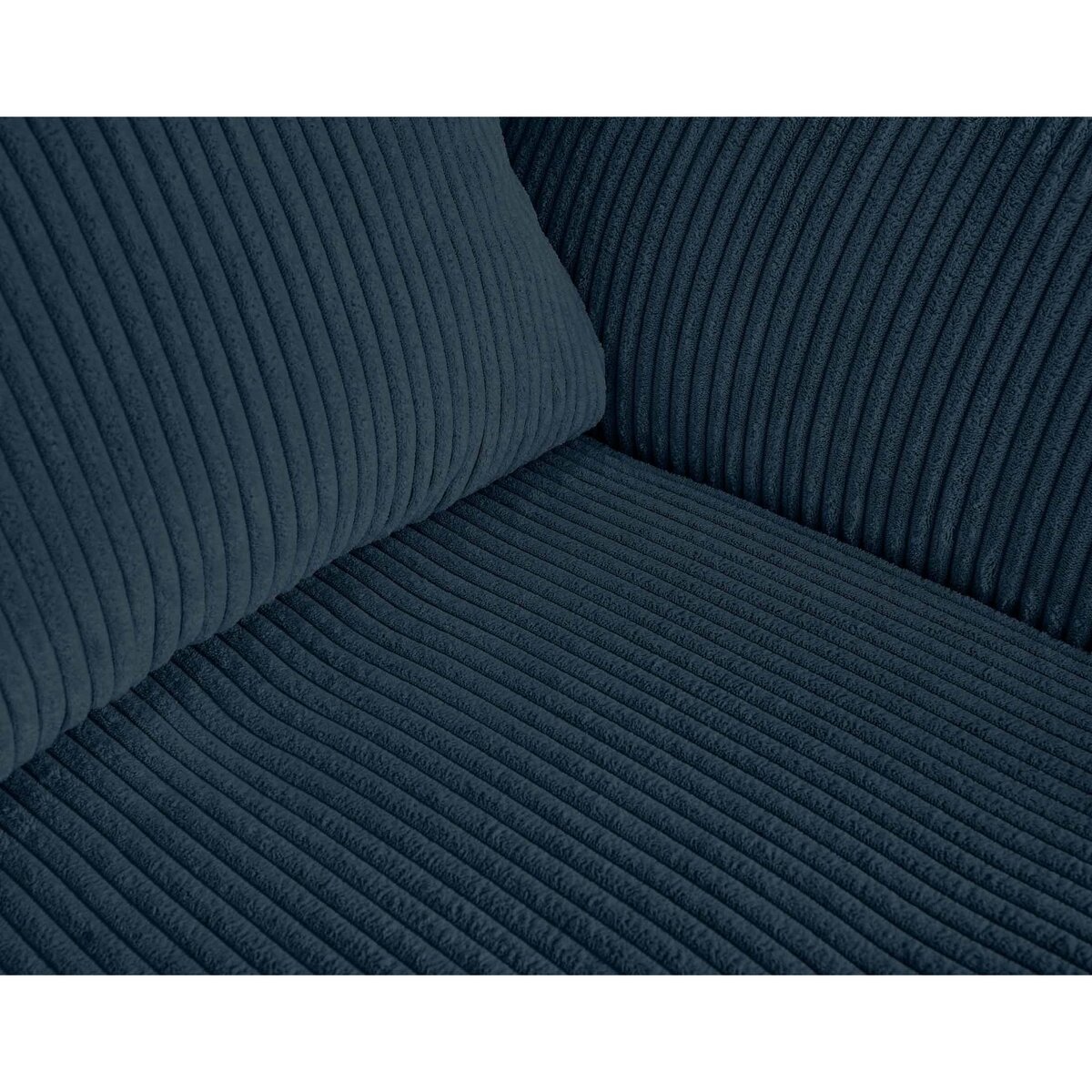 LISA DESIGN Rune - canapé 3 places - en velours côtelé