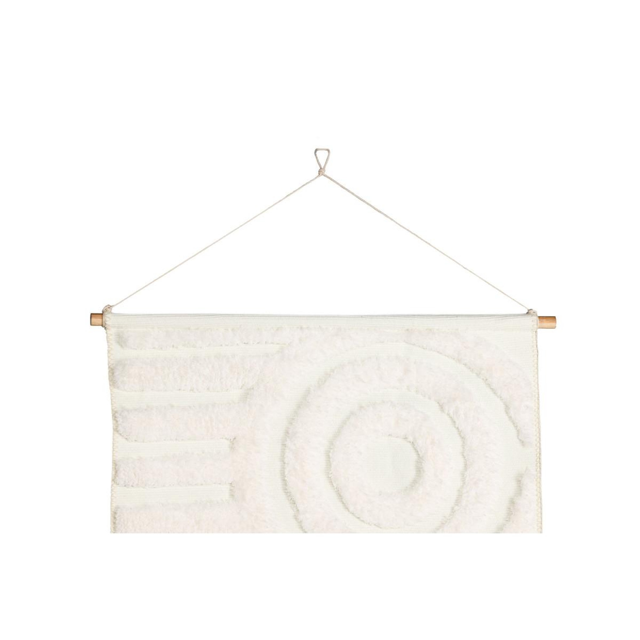 Voir la diapositive 2 : Paris Prix Toile tapis à suspendre  nikita  100cm blanc