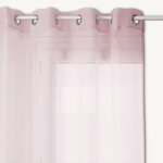 ATMOSPHERA Voilage Moly - 135 x 240 cm - Rose