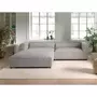 LISA DESIGN Ela - canapé d'angle gauche 4 places - en velours côtelé - style contemporain Couleur - Gris clair