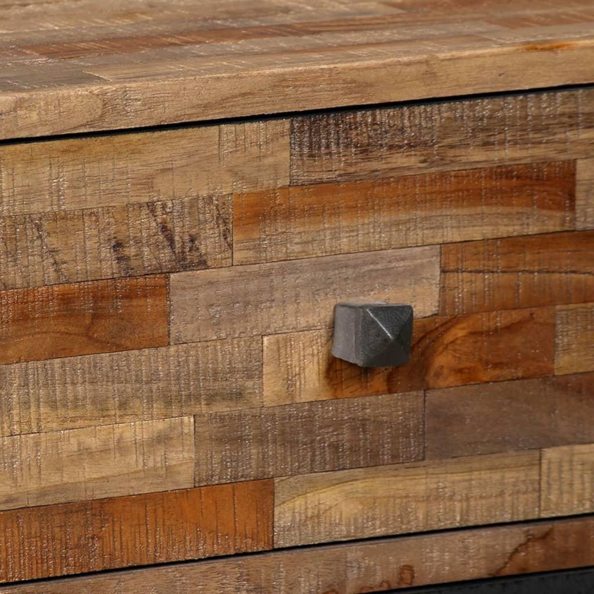 VIDAXL Armoire laterale avec 6 tiroirs Teck massif de recuperation