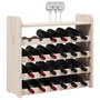 Voir la diapositive 4 : VIDAXL Casier à vin et panneau supérieur 67,5x25x60 cm bois pin massif
