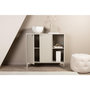 Voir la diapositive 6 : Paris Prix Buffet Design 2 Portes  Piring  110cm Beige