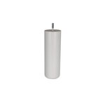 CIME Pied Lit / Sommier Cylindrique 68x200mm - Hêtre Laqué Blanc