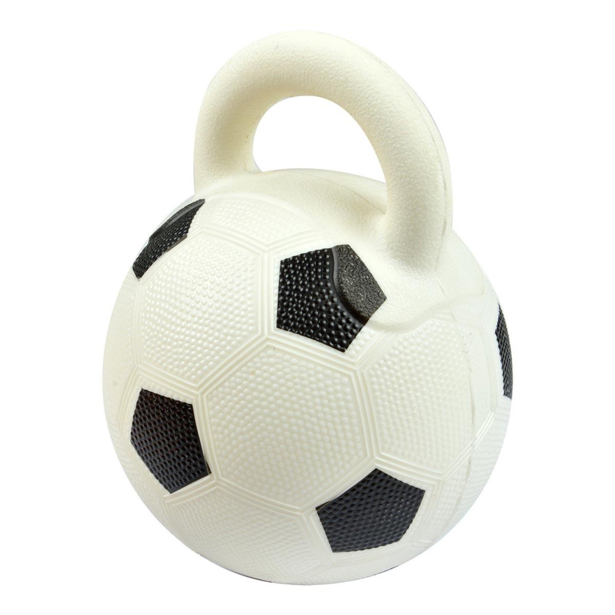 Voir la diapositive 1 : LOVE STORY Jouet pour chien  ballon de foot  20cm blanc & noir