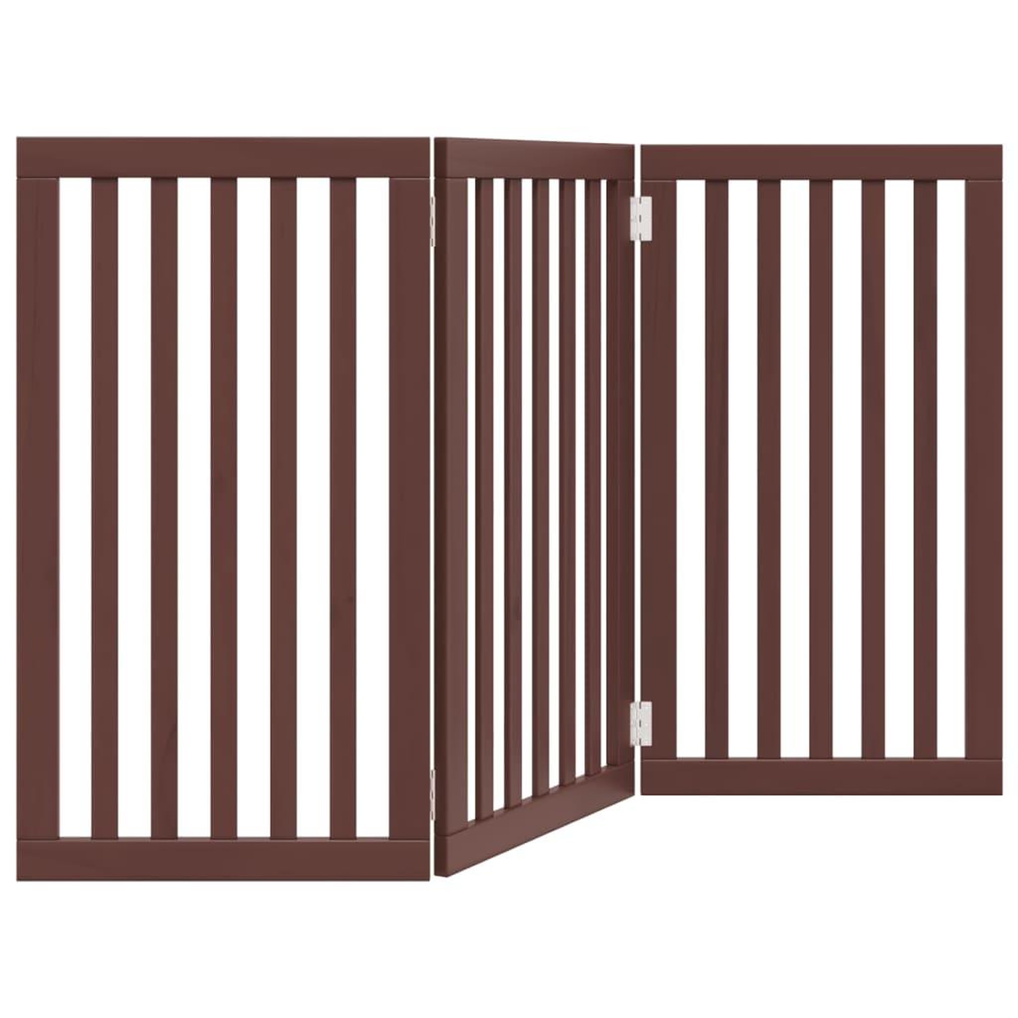 Voir la diapositive 2 : VIDAXL Barriere pour chien pliable 3 panneaux 150 cm bois de peuplier