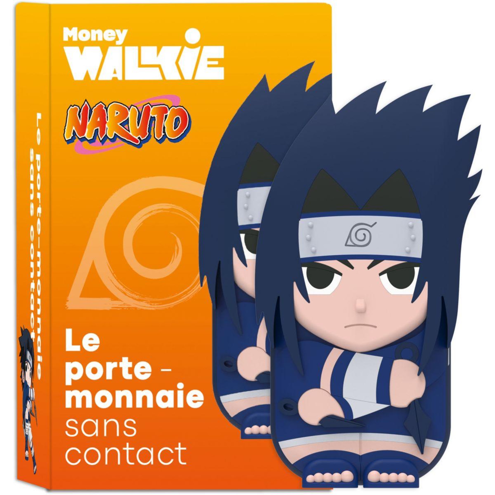 Voir la diapositive 1 : MONEY WALKIE Coque Porte monnaie sans contact  Sasuke
