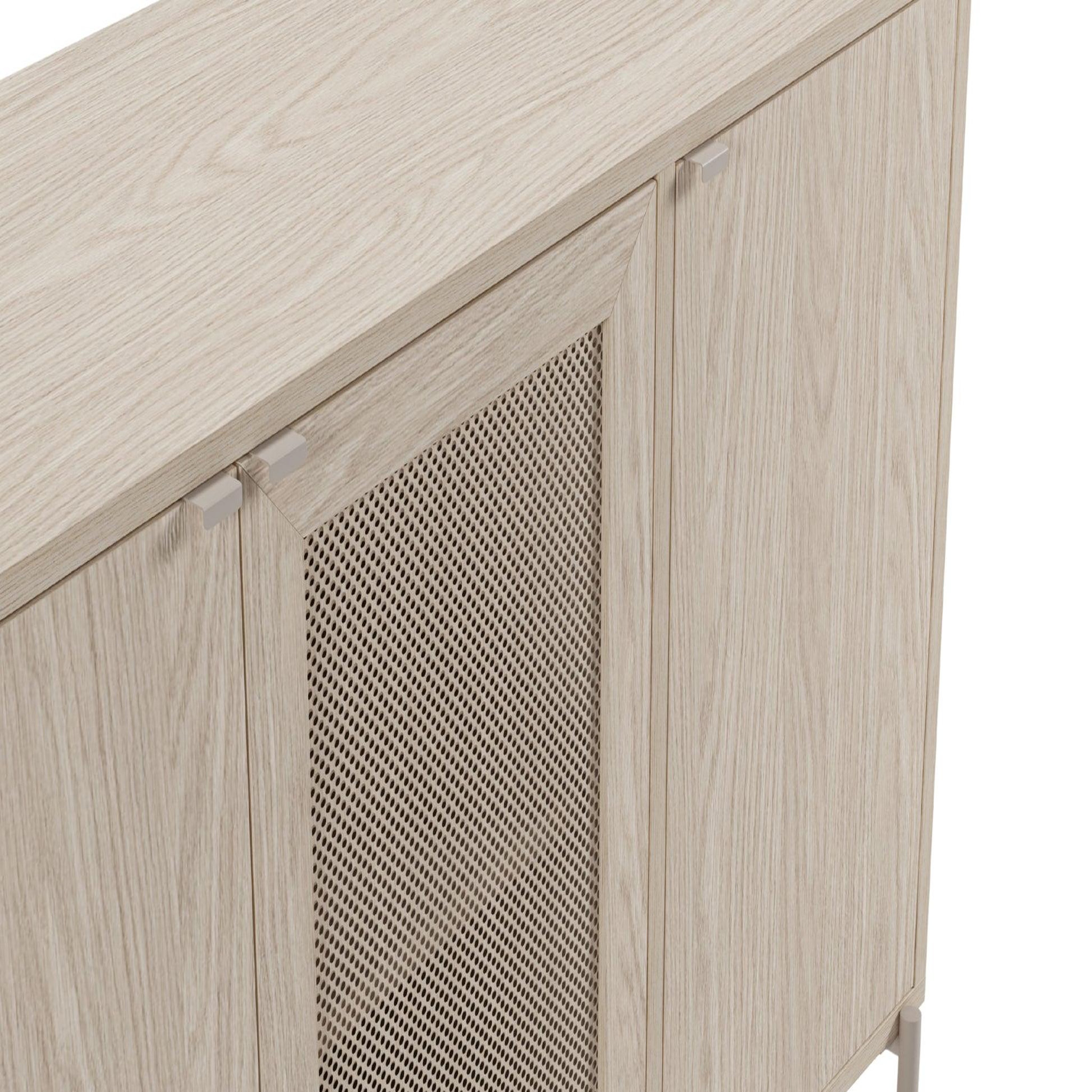 Voir la diapositive 6 : CASANOVA PARIS Vira - buffet 120cm en mélamine beige