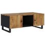 Voir la diapositive 2 : VIDAXL Table basse 100x54x40cm bois de manguier solide et d'ingenierie