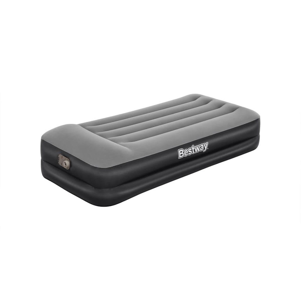 BESTWAY Bestway Lit gonflable floque avec pompe a air integree 191x97x46 cm