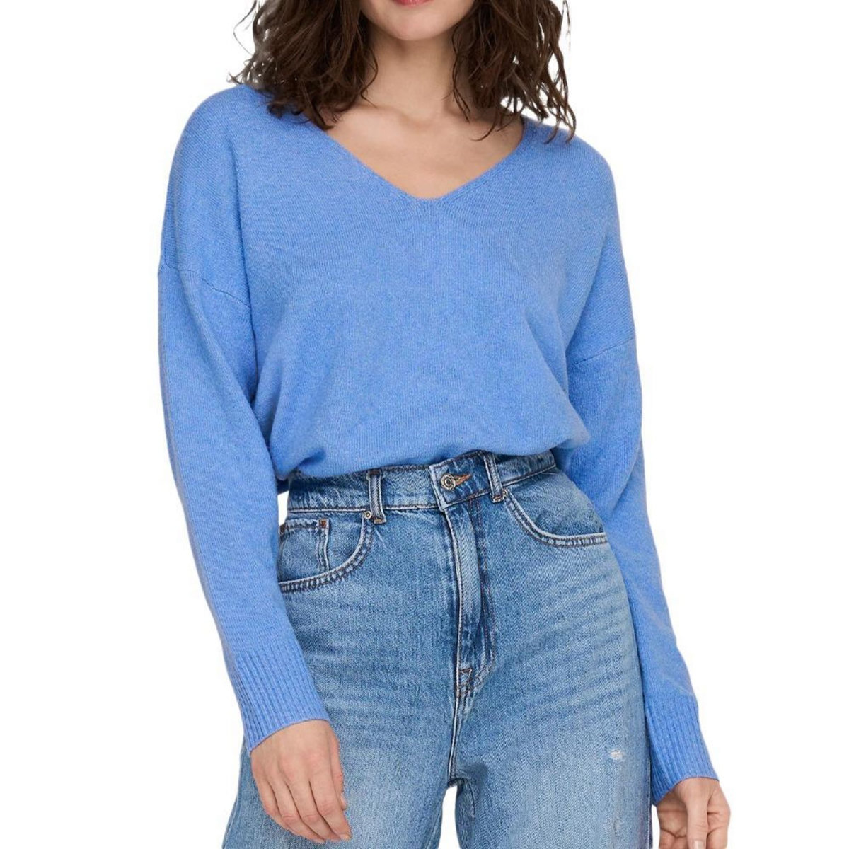 Only Pull  Col V Femme Only Rica