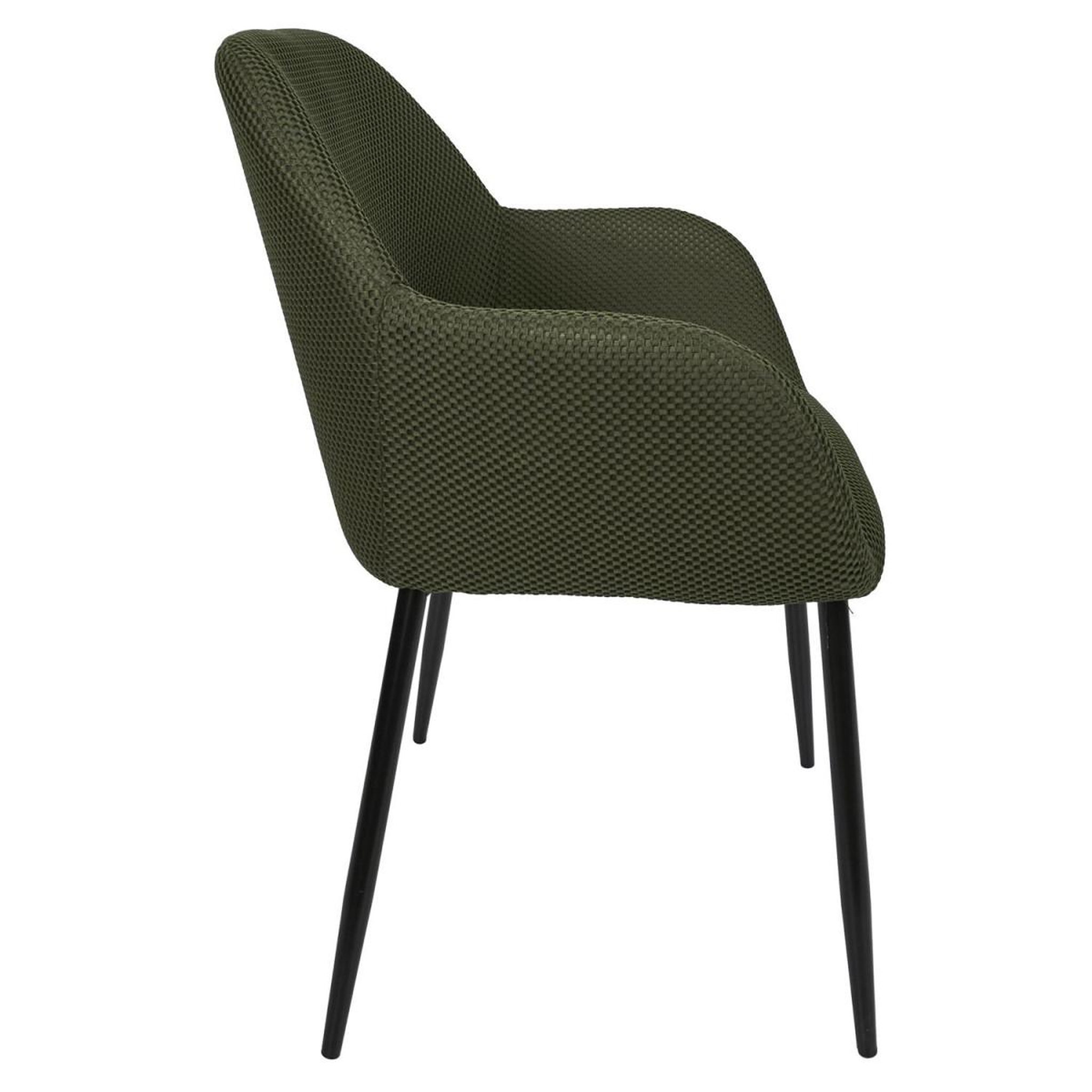 Voir la diapositive 5 : The Home Deco Factory Lot de 2 chaises fauteuil  atome  85cm kaki