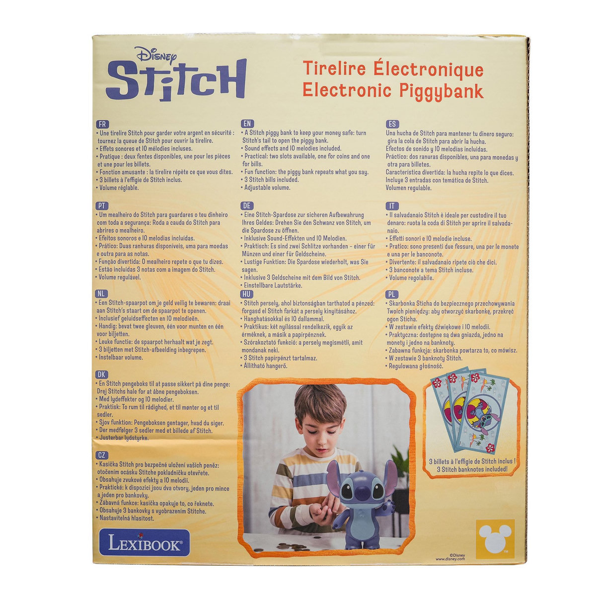 Lexibook Tirelire électronique Stitch