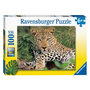 Voir la diapositive 1 : RAVENSBURGER Ravensburger Puzzle Leopard, 100pcs. XXL 133451