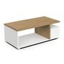 Voir la diapositive 4 : Table basse 2 niches 2 portes L96 cm ILYES