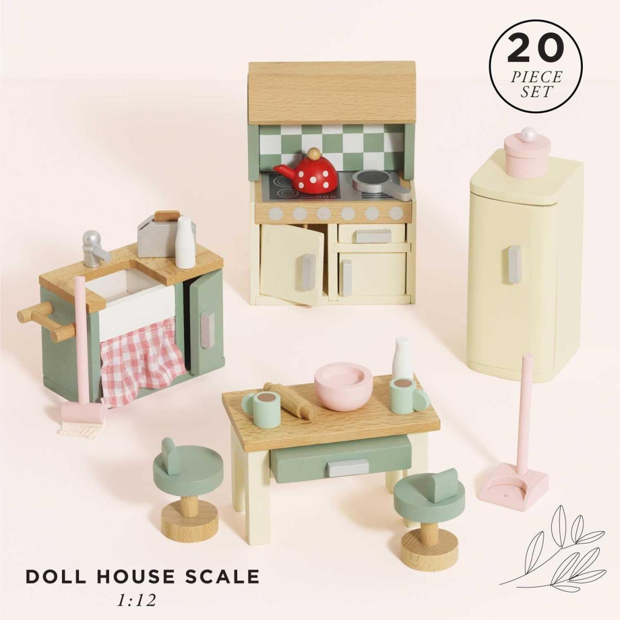 Voir la diapositive 3 : Le Toy Van La Cuisine en bois - 20 Pièces