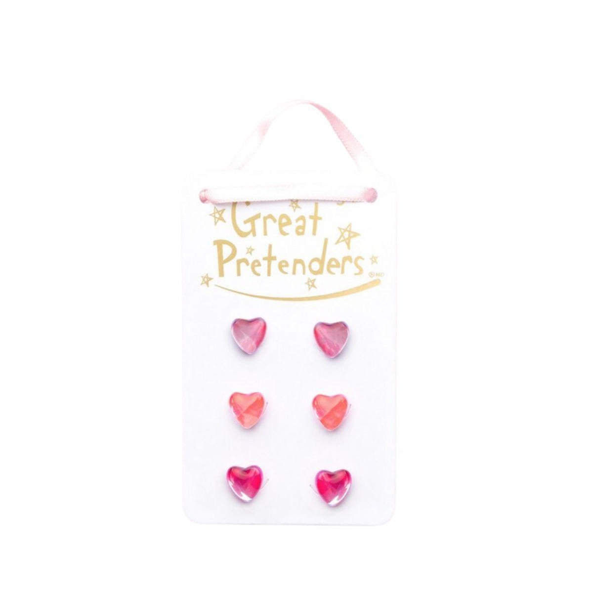 GREAT PRETENDERS Boucles d oreilles Boutique Holo Heart Studded - 3 paires