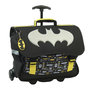 Voir la diapositive 2 : DC COMIC'S Cartable à roulettes noir BATMAN